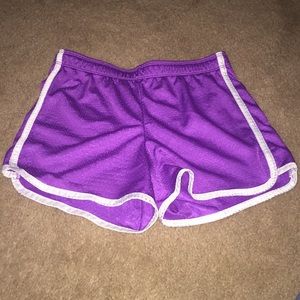 Purple shorts